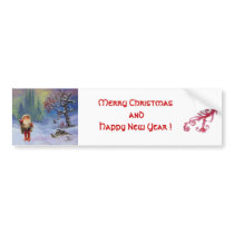 SANTA OF THE GNOMES bumper stickers by bulgan_lumini SANTA OF THE GNOMES bumper stickers