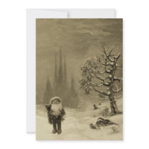 SANTA OF THE GNOMES, CHRISTMAS PARTY invitations