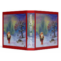 SANTA OF THE GNOMS binders by bulgan_lumini SANTA OF THE GNOMS binders