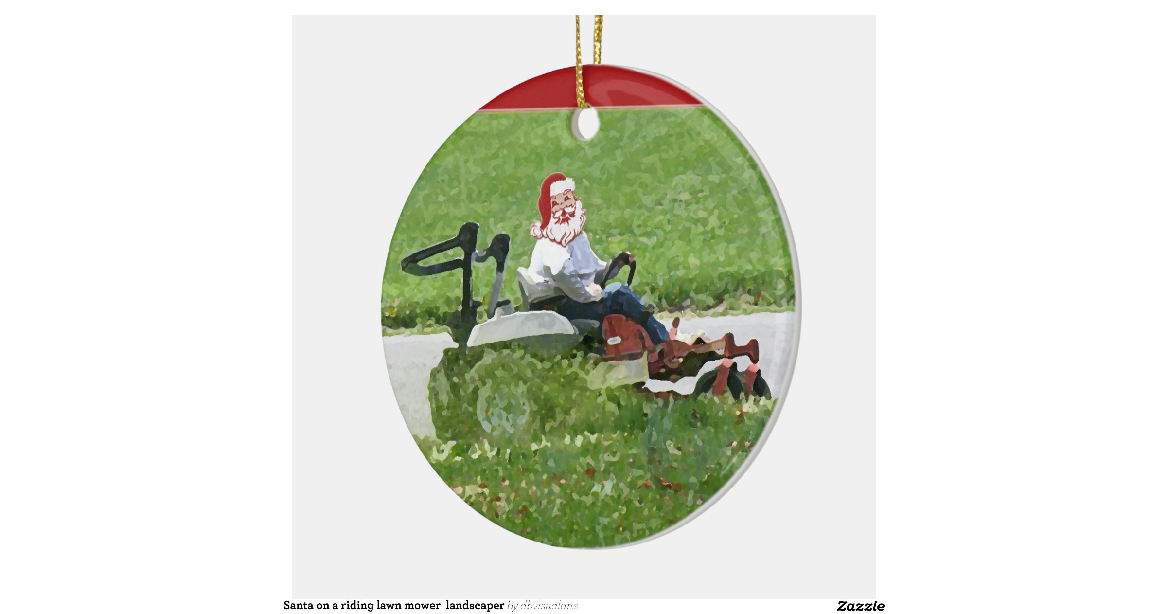 santa on a riding lawn mower landscaper double sided santa on a riding lawn mower landscaper double sided