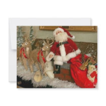santa on a rooftop invitations by lilandluckysloot santa on a rooftop invitations