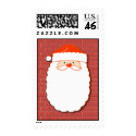 Santa on Chimney postage