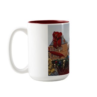 Santa on Parade Mug mug
