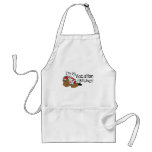 Santa On Vacation Sleeping Aprons