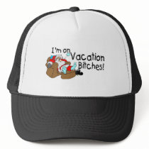 Santa On Vacation Sleeping hats by TeeZazzle Santa On Vacation Sleeping hats