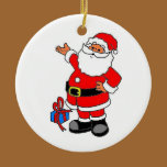 Santa Ornament