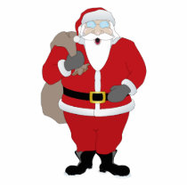 Santa Ornament Cut Out