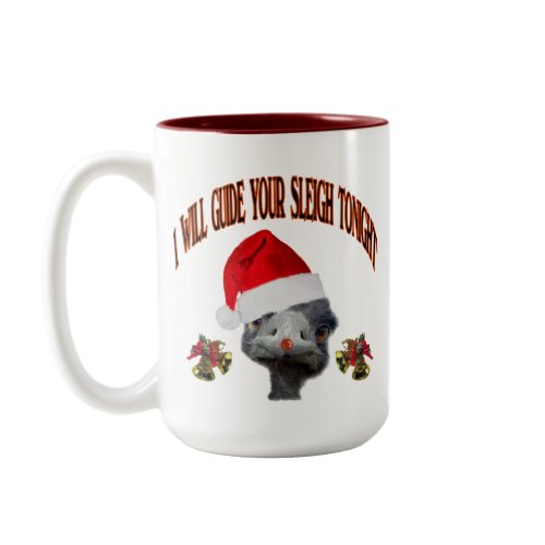 Santa ostritch mug