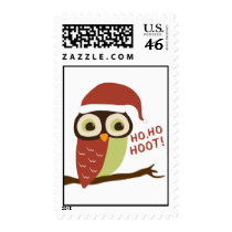 Santa Owl Ho Ho Hoot Stamps stamps