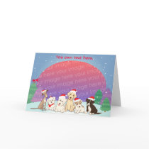 Santa Paws Greeting Card by gollykim Santa Paws Greeting Card
