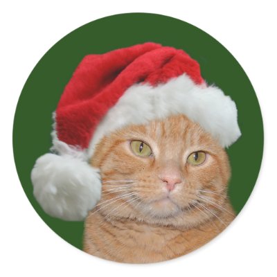 Santa Paws Stickers