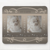 Santa PEACE ON EARTH GOODWILL TO ALL mousepads by Sofinee Santa PEACE ON EARTH GOODWILL TO ALL mousepads