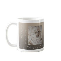 SANTA PEACE ON EARTH GOODWILL TO ALL mugs