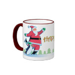 Santa & Penguin Mug