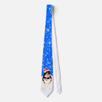 Santa Penguin Tie by SuanSKatra Santa Penguin Tie