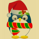 Santa Penguin Toddler T-shirt shirt