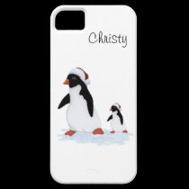 Santa Penguins iPhone 5 Case casemate cases