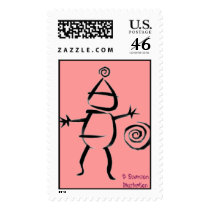 Santa Pictogram postage
