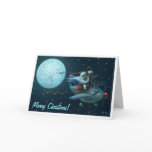 Santa Plane Card