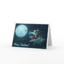 Santa Plane Card by chiodobros Santa Plane Card