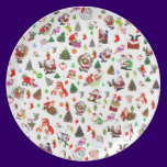 santa plate plates