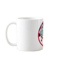 Santa Playing Disc Golf mugs by freespiritdesigns Santa Playing Disc Golf mugs