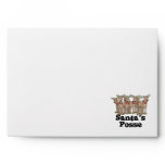 Santa posse reindeer envelopes