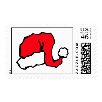 Santa Postage Stamp by dfscom
