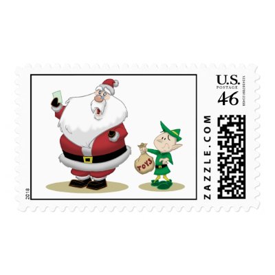 Santa Postage by adrianropp