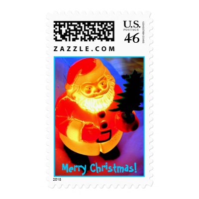 Santa Postage Stamps by annienbart