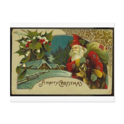 Santa postcards