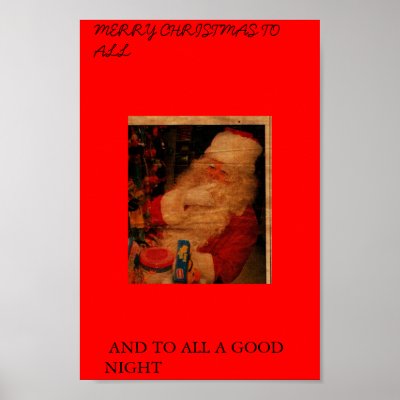 santa posters