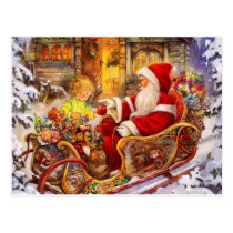 Santa_Preparing1 postcards