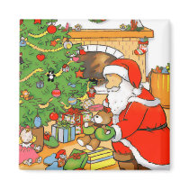 Santa presents Magnet