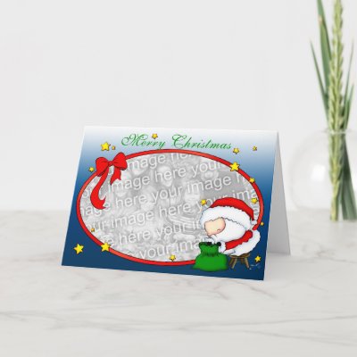 Santa Presents template Greeting Card