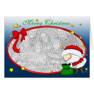 Santa Presents template Greeting Card