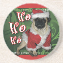 Santa Pug Coaster coasters