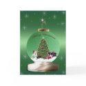 Santa Puppies Christmas Card by FCM_Christmas Santa Puppies Christmas Card