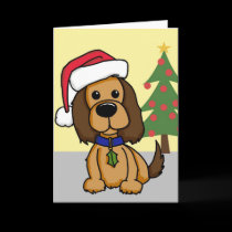 Santa Puppy karten