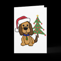 Santa Puppy karten
