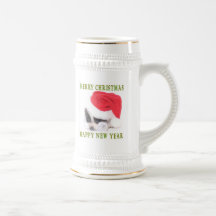 SANTA PUPPY COFFEE MUG