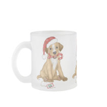 Santa Puppy mugs