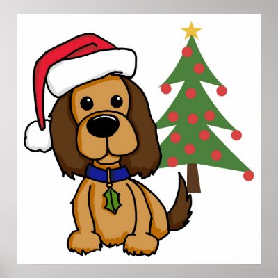 Santa Puppy posters