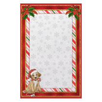 Santa Puppy stationery