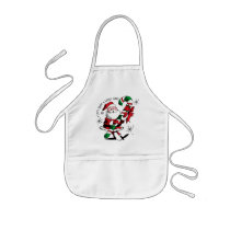 Santa Raising Cane aprons