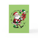 Santa Raising Cane cards