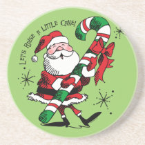 Santa Raising Cane Coaster coasters