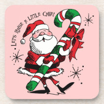 Santa Raising Cane Cork Coaster cork coasters