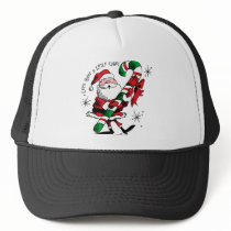 Santa Raising Cane Trucker Hats
