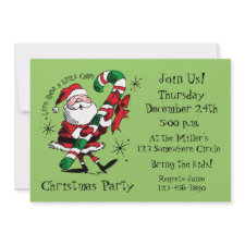 Santa Raising Cane Invitation invitation